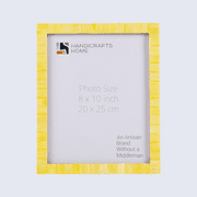 Handicrafts Home 8x10 Classic Bone Inlay Picture Frames Picture Frames, Yellow