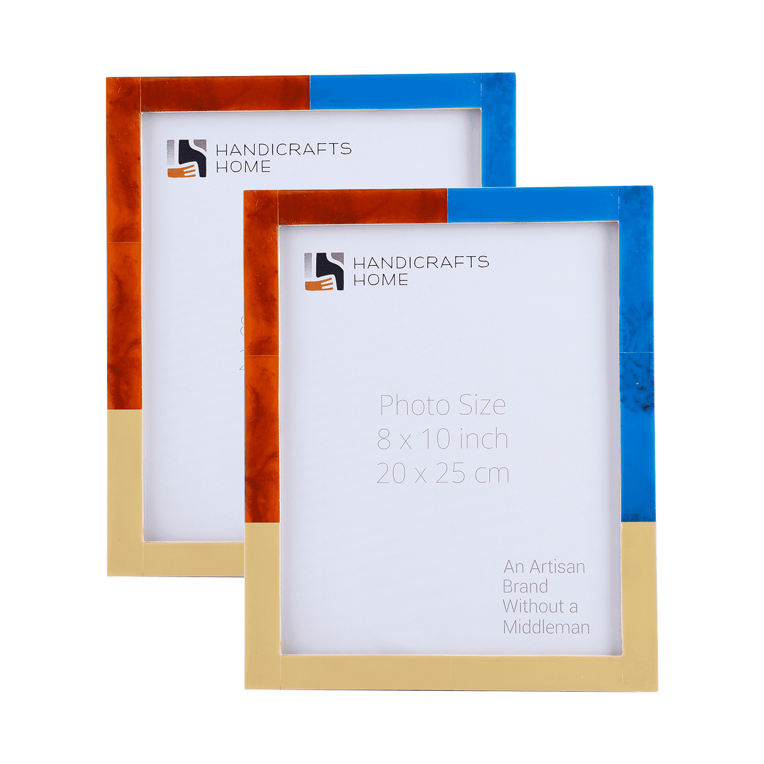 Handicrafts Home Casablanca Picture Frame - Medianoche, 8x10, 2-Pack