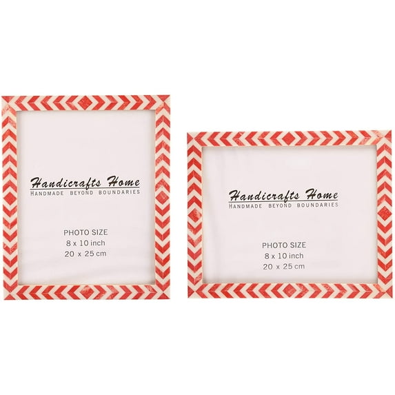Handicrafts Home 8x10 Photo Frames Lison Piri Piri 2 Pack Table & Wall Mounting Picture Frame