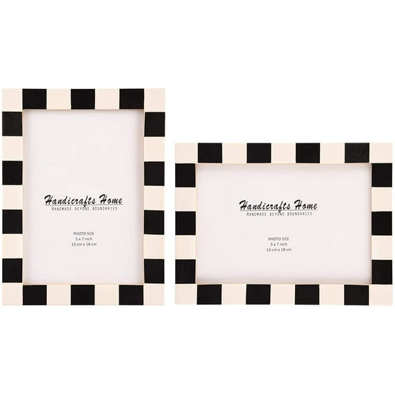 Handicrafts Home Photo Picture Frames 5x7 Manhattan Diner Set of 2 Luxury Collection