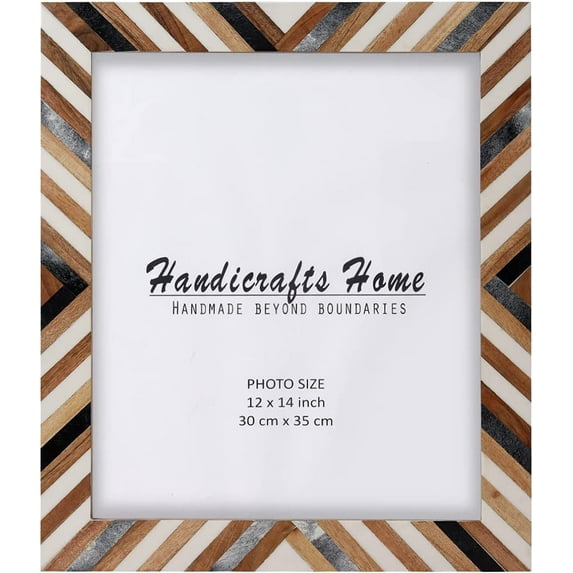 Handicrafts Home Picture Frame 12x14 Photo Frames, Marquet-Cosmo Collection, Pack of 2