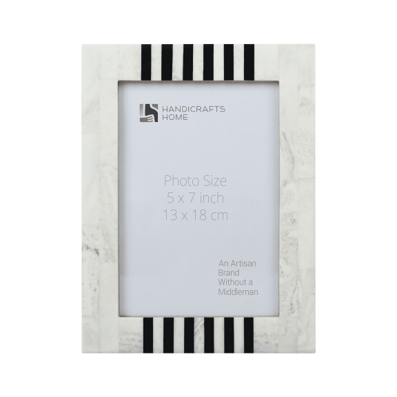 Handicrafts Home Picture Frame - Deluxe Photo Frame for Tabletop, Desktop - Easy to Replace Farmhouse Picture Frames - Alto, 5x7 Inches