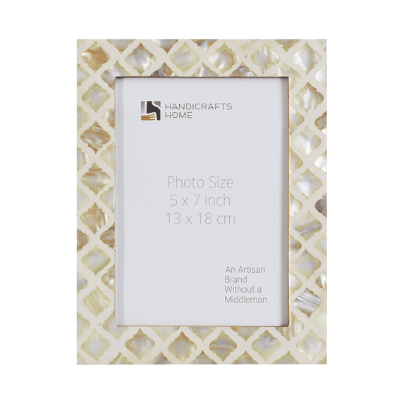 Handicrafts Home Picture Frame - Deluxe Photo Frame for Tabletop, Desktop - Easy to Replace Farmhouse Picture Frames - Earth, 5x7 Inches