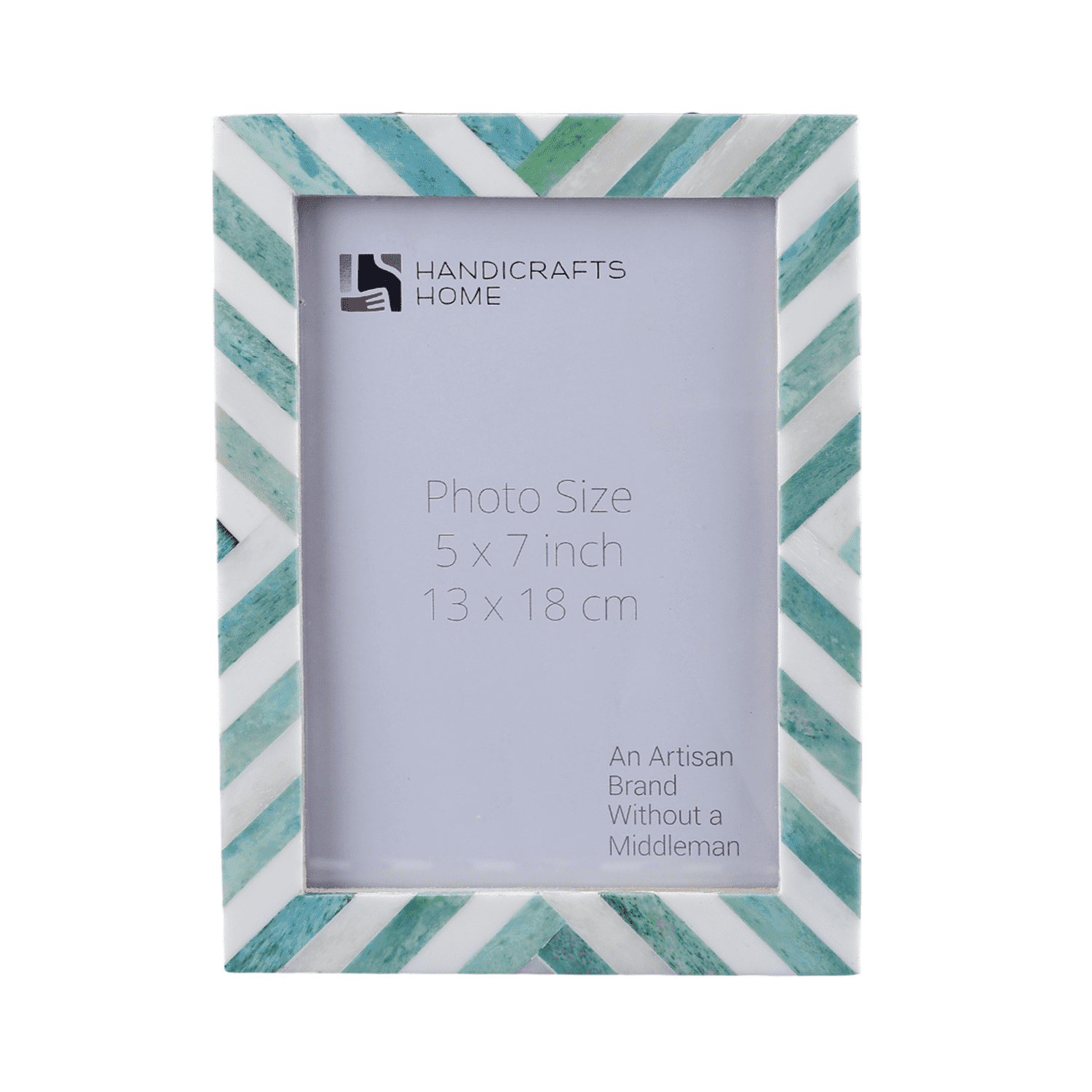 Handicrafts Home 5x7 Chevron Pattern Inspired Picture Frame - Frames ...