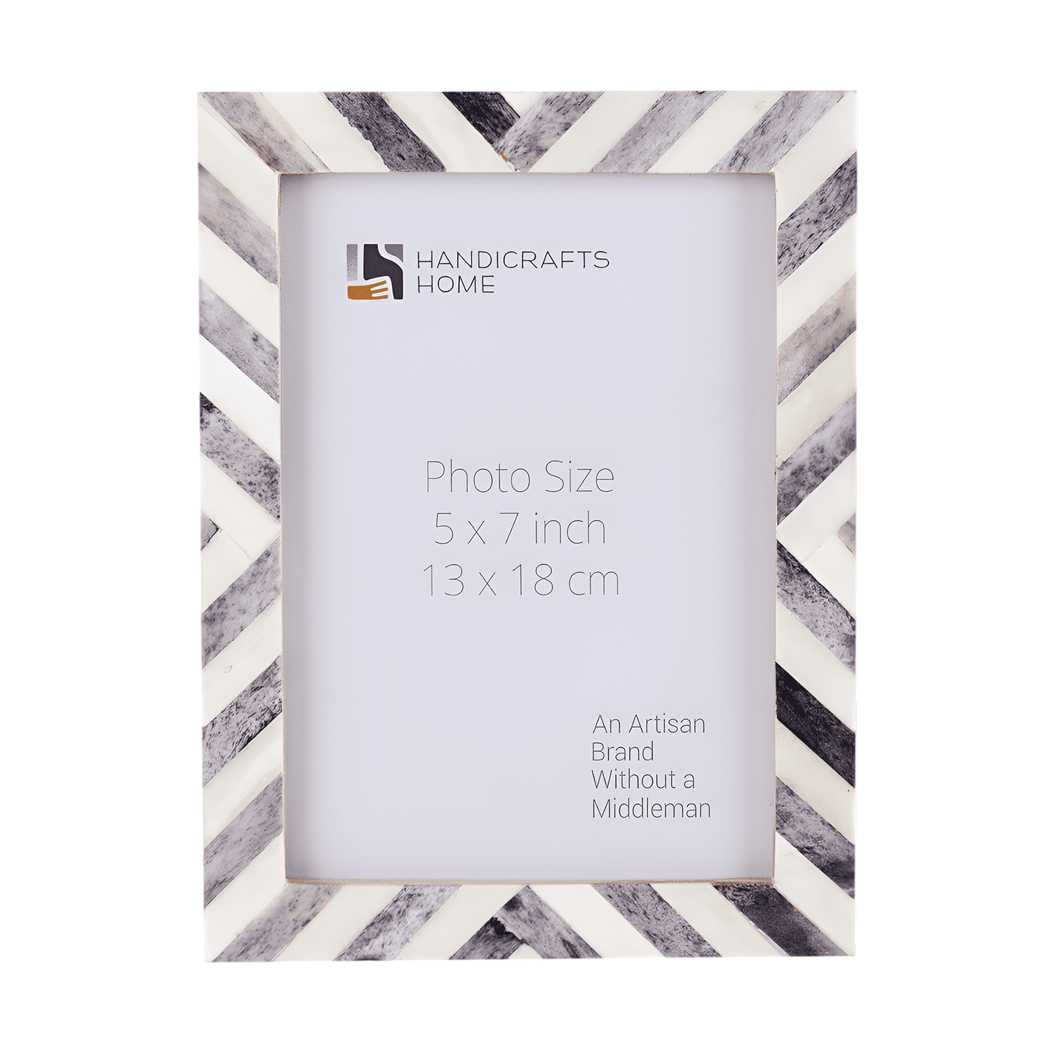 Handicrafts Home Picture Photo Frame Modern Decorative Wall Decor Gift Frames - 5x7 inches, Grey