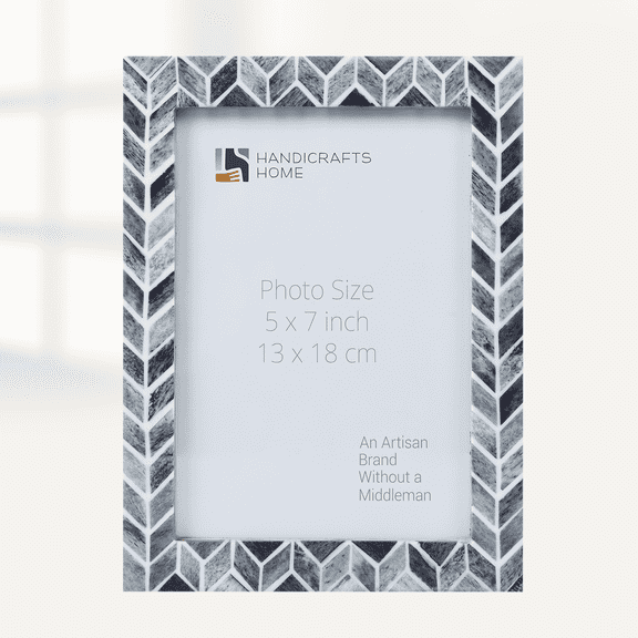 Handicrafts Home Smoke 5x7 Picture Frame for Tabletop & Desktop