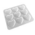 thumbnail image 1 of Handicrafts Making Loves Heart Mold Silicone Casting Handmade Crafts Decorations Molds Craft Supplies, 1 of 7