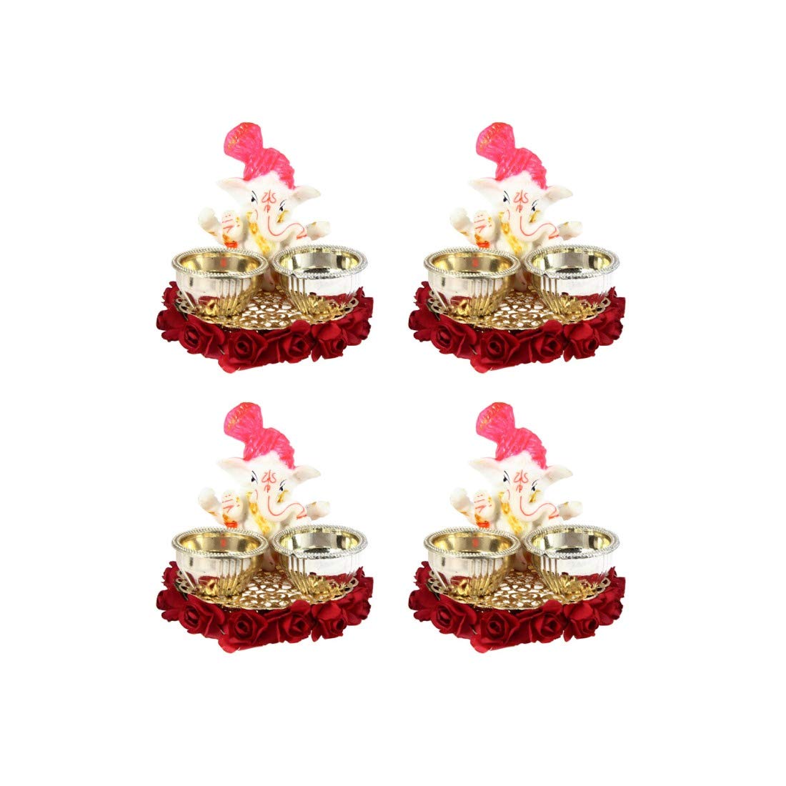 Sindoor Red Pooja Thali - Accessory