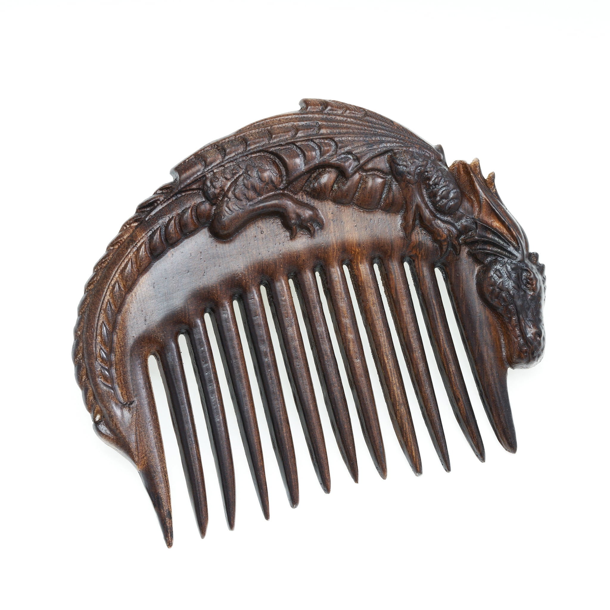 Handicraftviet - Hand Carved Wooden Hair Comb, Wooden Viking Comb for ...