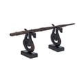 thumbnail image 1 of Handicraftviet - Handmade Carved Wooden Wand Stand - 1 Tiered for Collection (Snake Wand Stand), 1 of 7