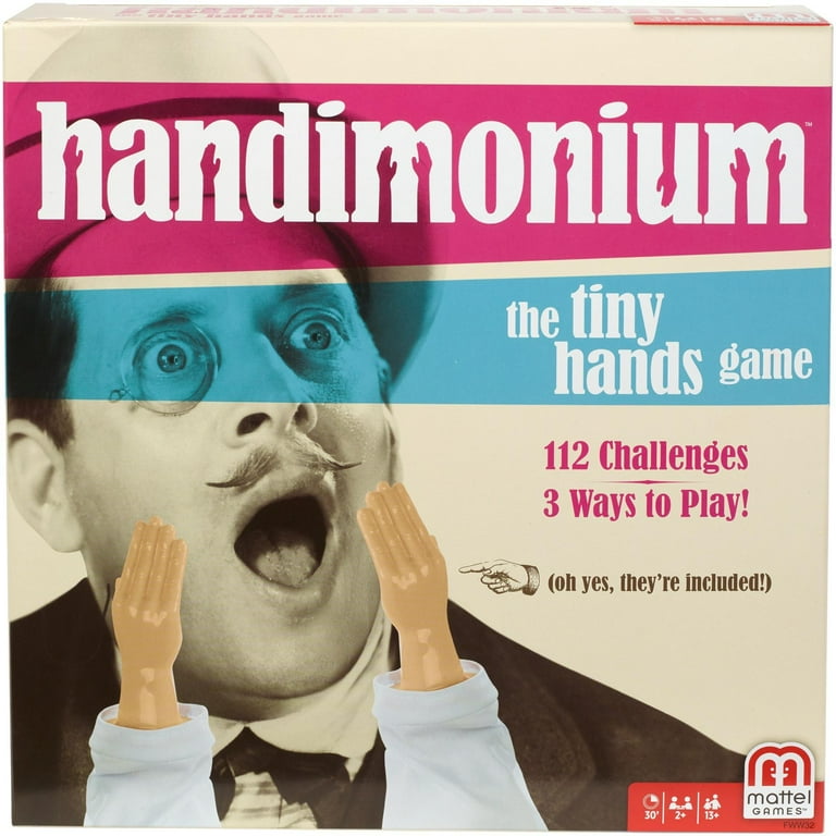 Handimonium Tiny Hands Challenge Game for 2+ Players Ages 13Y+