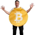 thumbnail image 1 of HandinHandCreations Bitcoin Crypto Cosplay Costume Outfit for All Ages Adult Halloween Party Dress Up Costumes - BTC Fans Dream, 1 of 2