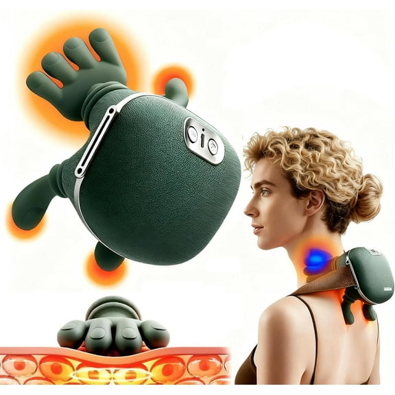 Massager - Official Handiva Neck Massager, Real Hands Massager, Deep Tissue 4D Kneading N7 Master Hand Shoulder and Neck Massager Cervical Massager, Simulated Human for Pain Relief