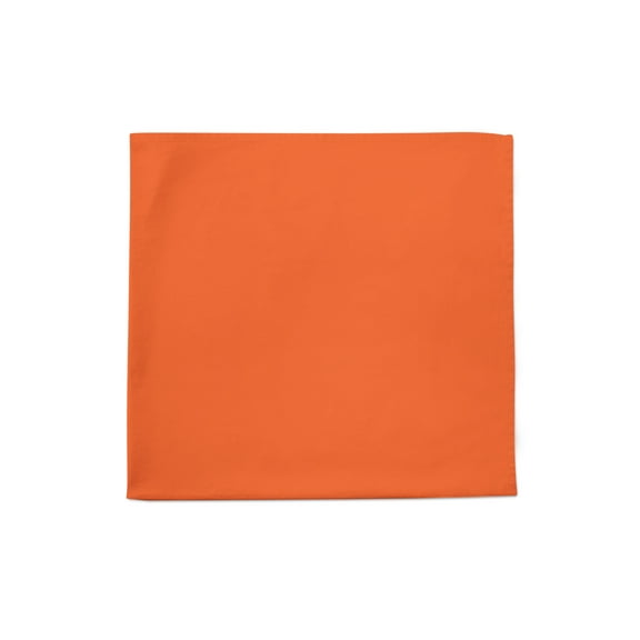 Handkerchiefs 6 Pack Premium Cotton Classic Pocket Squares (Orange)
