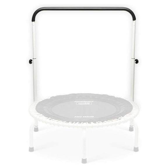 Handle Bar Accessory for Arched Leg Fitness Trampolines | Black | Adjustable Height Settings | Trampoline Not Included