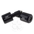 thumbnail image 1 of Handle Bar End CNC GSXR Engraved Black For Suzuki GSXR Slug Weight Slider Etched, 1 of 2