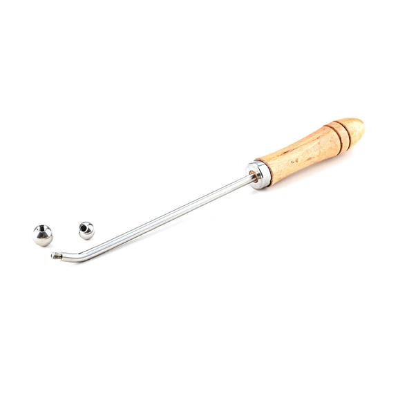 Handle Brasswind Dent Fixing Tool with Stainless Steel Spheres Practical Repair Tool for French Horn Saxophone Care