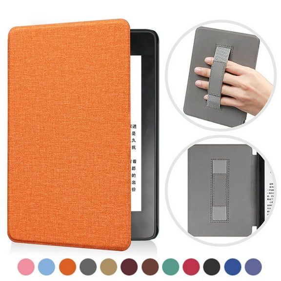 Handle Case for Kindle Paperwhite 2024 12th Generation and Colorsoft 7 Inch Model No. SA569P SA568B Magnetic Cover Flip E-book Protective Shell Pouch 7” with Auto Sleep/Wake