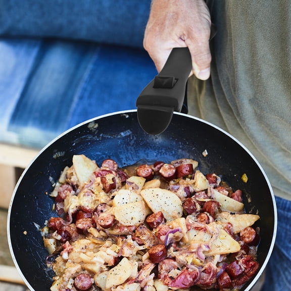 Handle Clip,Clip Lifter Cookware Pot Pot Clip Pan Plate Cup Cookware Pan Plate Pot Clip Lifter Eryue Pot Lifter Pot Lifter Pot Mizuh Tubbek Ichu Black