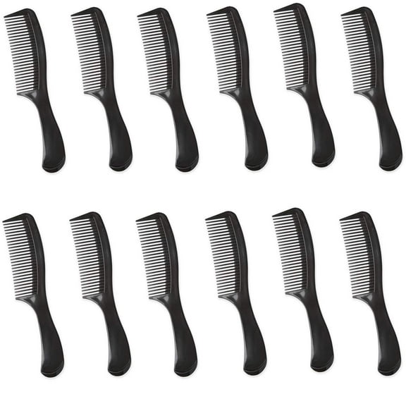 Handle Comb, 8.5" Long, Black (Pack of 12)