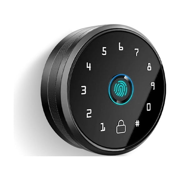 Handle Fully Automatic Smart Lock Fingerprint Knob Door Lock Unlock Touch Screen App Keyless Entry Door Lock ,Easy to Use