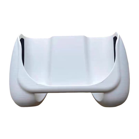 HUISZJ Handle Grip 3D Printed Grip Handle Accessory, DIY Controller Holding Handle, Ergonomic Design Game Console Accessory (White)