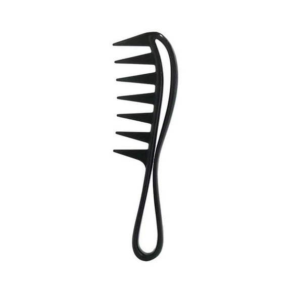 Handle Grip Large Tooth Detangling Curly Hair Comb Back Head Styling Prof R