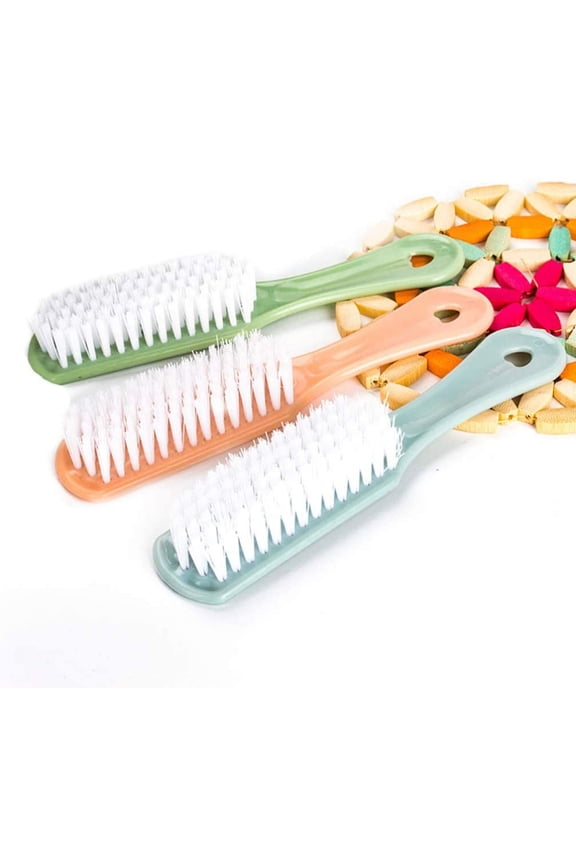 Handle Grip Nail Brush Cleaner Fingernail Scrub Brush Hand Cleaning Brushes Soft Stiff Bristles Scrubber Manicure Tools Kit for Nails and Toes,3 Pcs