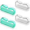 thumbnail image 1 of Handle Grip Nail Brush, Nail Brushes Hand Fingernail Brush Cleaner Scrubbing Kit Pedicure for Toes and Nails Men Women (4 Pack), 1 of 14