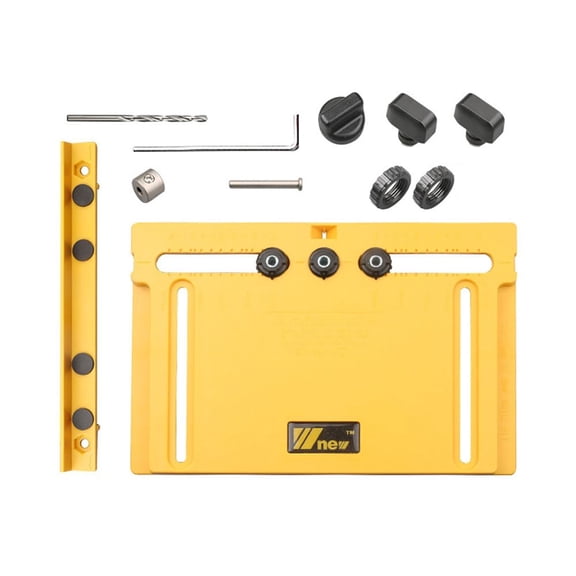 Handle Hole Locator Door Handle Knob and Pull Installation Jig and Shelf Pin Jig Drill Guide Woodworking Tools