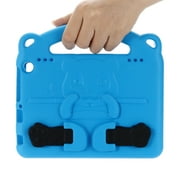 Handle Kids Case for Amazon Kindle Fire HD 8 Inch Portable Tablet (10th Generation - 2020 Release), Premium EVA Foam Rugged Case Lightweight Sturdy Stand Hard Cover (Blue)