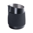 thumbnail image 1 of Handle-Less Pitcher Espresso Milk Pitcher Hawk Spout Hyperbolic Infuser Grooves, 1 of 9