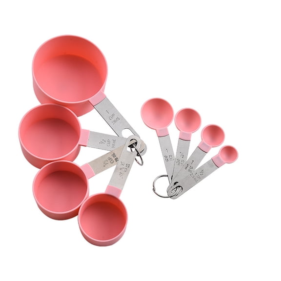 Handle Measuring Cup Eight Piece Set Plastic Measuring Cup Measuring Spoon