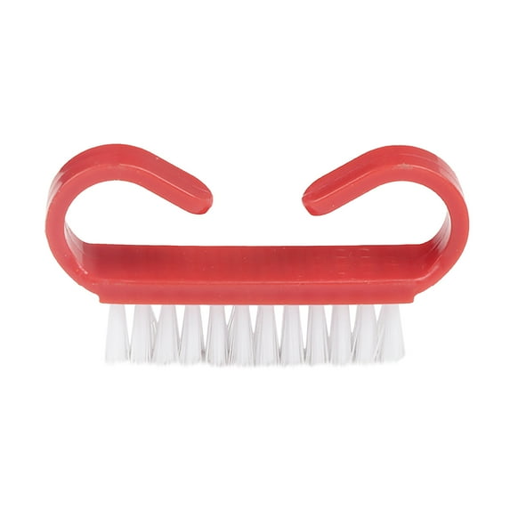 Handle Nail Brush - 5 Colors, Sturdy Plastic, Ergonomic Grip, for Fingernails/Toes, Home/Travel Use, Scrubbing Kit