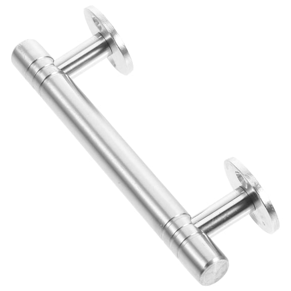 Handle Open Drawer Installation-free Curtain Rod Adjustable Silver