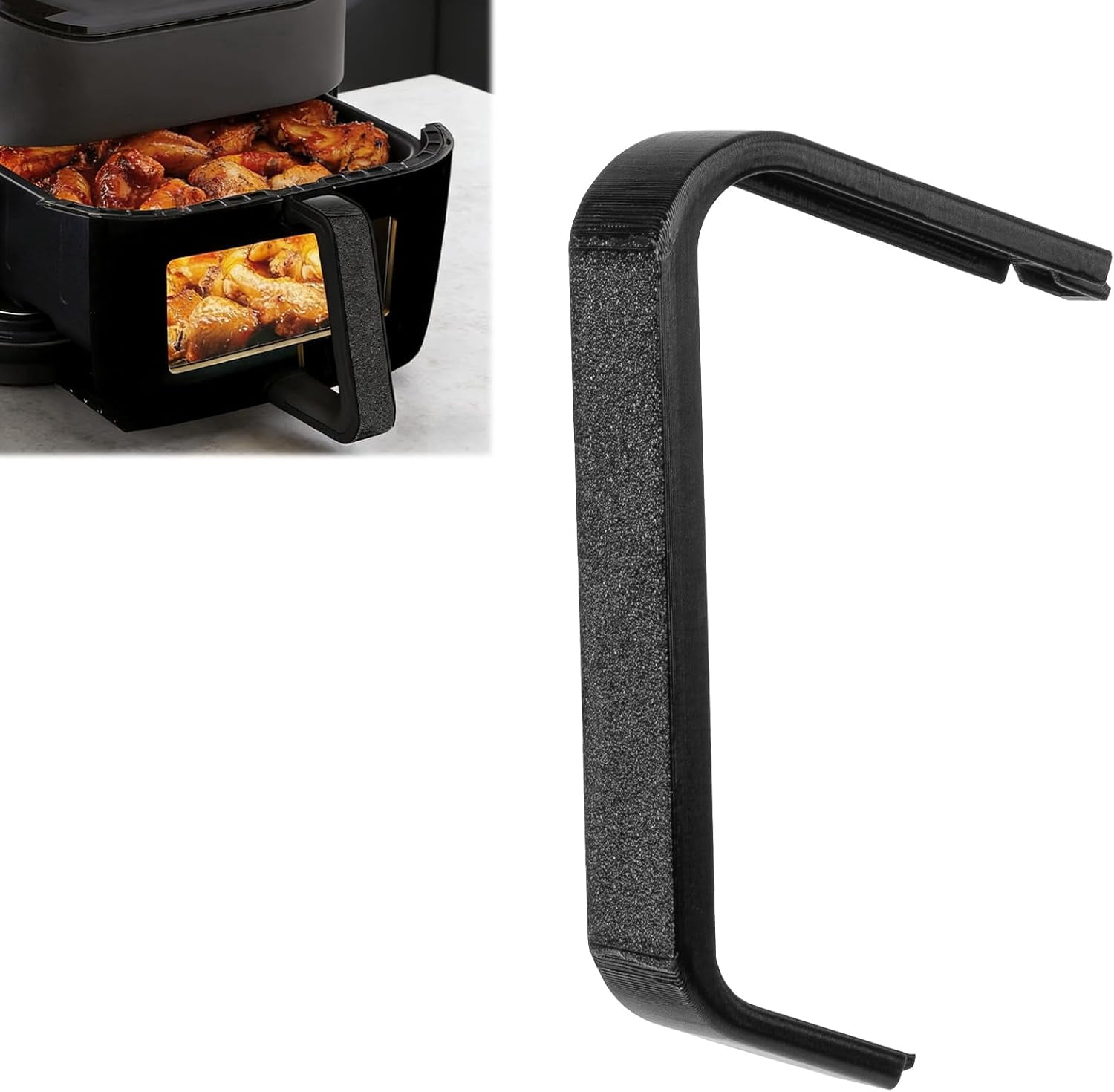 Handle (Outer Rim) For Instant Vortex Plus 6-Quart Air Fryer, For Versions With Clearcook Cooking Window, Replacement Handle