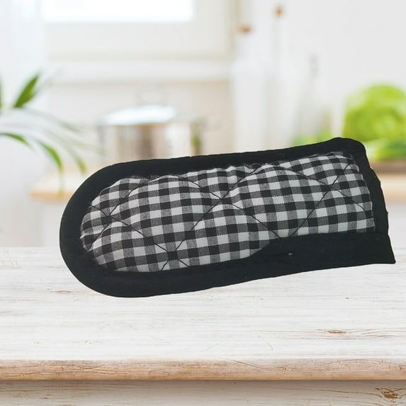 Handle Pot Holder Sleeve Pan Cover Skillet Hot Cookware Holders Pans Frying Kitchen Grip Cotton/ Cotton Gloves Checkered