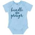 thumbnail image 1 of Handle Prayer Christian Religious Romper Boys or Girls Infant Baby Brisco Brands 12M, 1 of 6