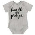 thumbnail image 1 of Handle Prayer Christian Religious Romper Boys or Girls Infant Baby Brisco Brands 6M, 1 of 6
