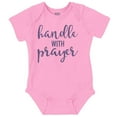 thumbnail image 1 of Handle Prayer Christian Religious Romper Boys or Girls Infant Baby Brisco Brands NB, 1 of 6