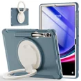 thumbnail image 1 of Handle Stand Tablet Case for Samsung Galaxy Tab A9 Plus 11 Inch 2023 SM-X210 X216 X218 Shockproof Cover for Tab A9 8.7 2023 X110 (Cornflower blue,Tab A 8.0 2019 T290), 1 of 7