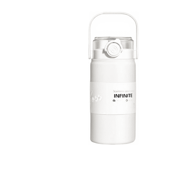 Handle Thermal Bottle, Double Drinking Water Cup with Large Capacity, Sport 316 Stainless Steel Food Grade Kettle/33.8/40.6 Oz