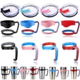 thumbnail image 1 of Handle for 30 oz Tumblers Lightweight Spill Proof Grip Portable Anti-Slip Bottle Handle for TRAIL CUP & More Tumbler Travel Water Coffee Mug(Black), 1 of 4