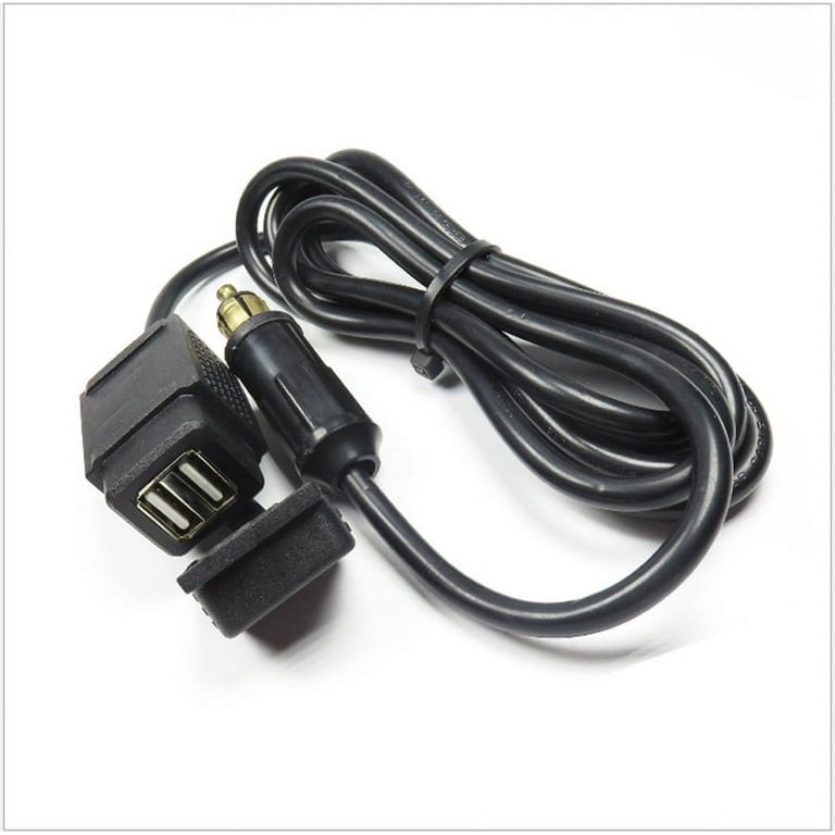 HandleBar USB Charger Power Socket For BMW Motorcycle Bike Hell DIN Adapter  Plug 