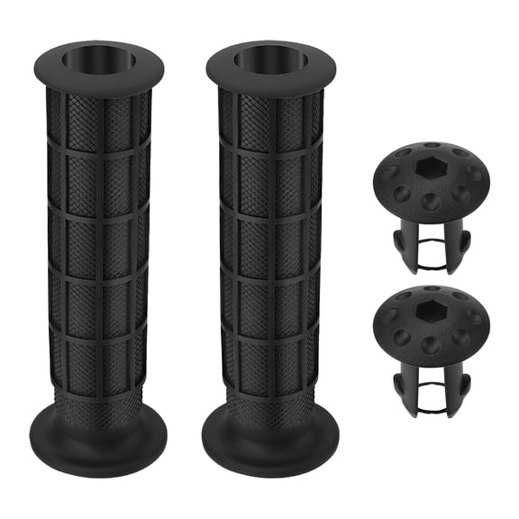 M MATI Handlebar Grips w/End Guards for Honda TRX250 Rancher TRX420 Rubicon Foreman TRX500 TRX520 Rincon TRX680