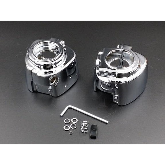 Handlebar Housing Switch Cover for 1996-2012 Harley Softail Dyna Wide Glide FXST FX