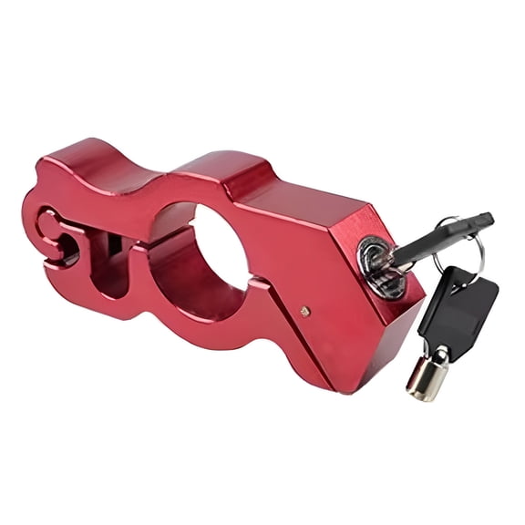 Handlebar Lock with Two Keys Heavy Duty Anti-Theft Adjustable Throttle Brake Lock Scooter Moped ATV Motorcycles Bikes Security Lock