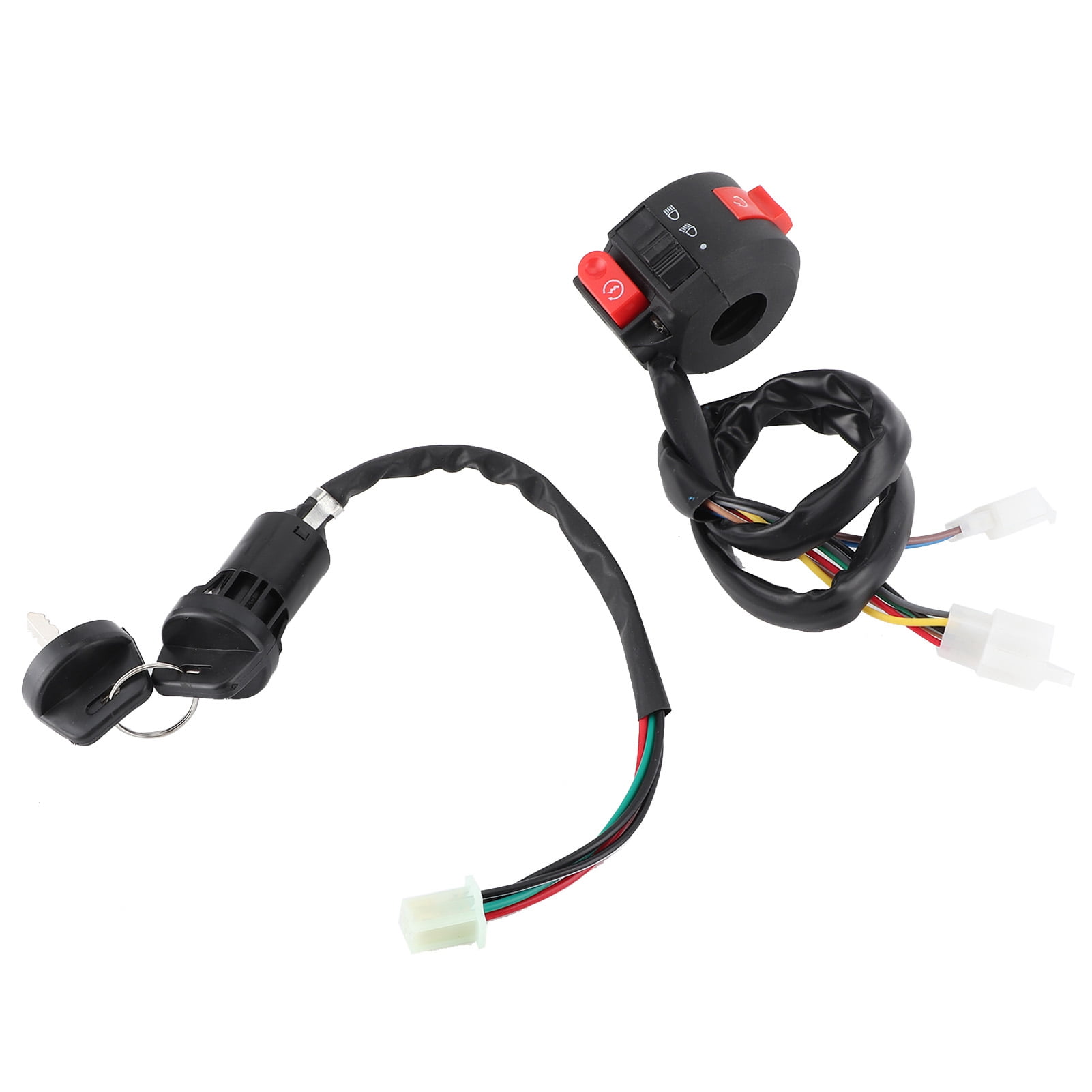 Handlebar Onoff Switch Handlebar Kill Button With Ignition Switch And 2 Keys For 50cc 70cc 90cc