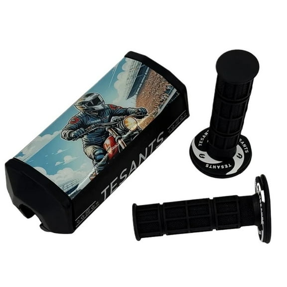Applies to Handlebar Pad with Handle Grips 22MM/24MM for Dirt Pit Bike Motocross Motorcycle KLX CRF