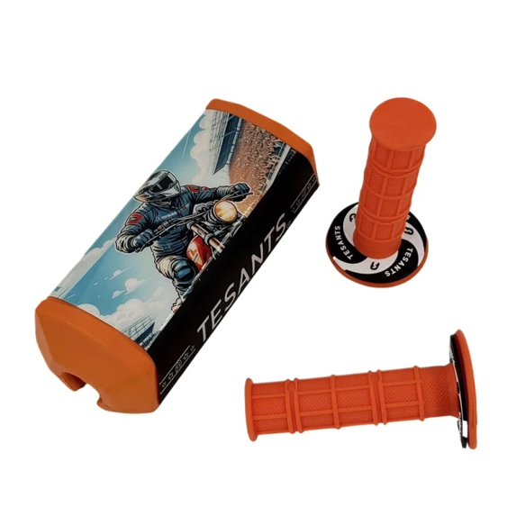 Applies to Handlebar Pad with Handle Grips 22MM/24MM for Dirt Pit Bike Motocross Motorcycle KLX CRF